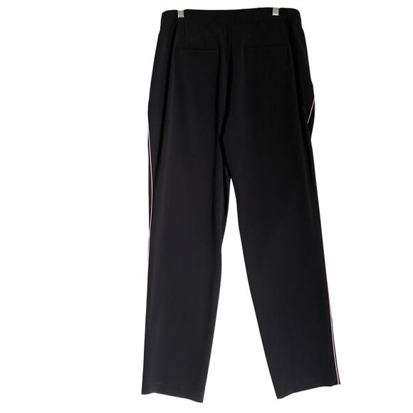 Marc Cain Wide Leg Pants Women L Black Relaxed Designer Old Money Quiet Luxury - Picture 2 of 11